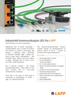 Last ned flyer med kabler og tilbehør for Industriell Kommunikasjon